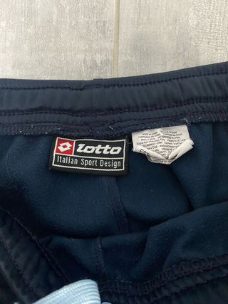Tuta completa sportiva Lotto blu felpa + pantalone