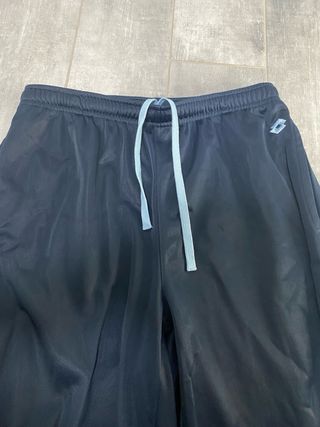 Tuta completa sportiva Lotto blu felpa + pantalone