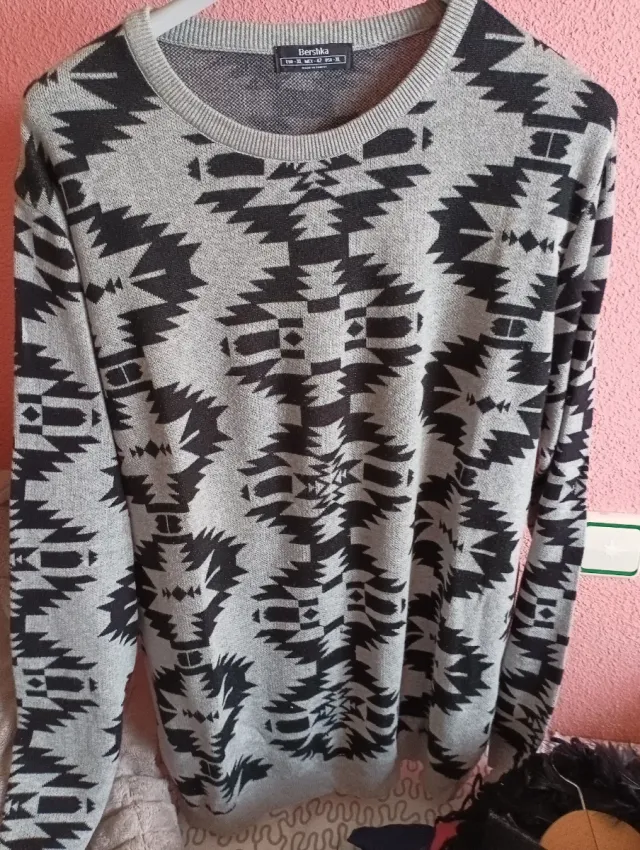 Jersey Bershka chico estampado xl