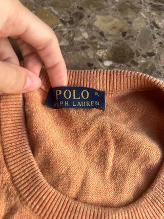 Jersey Polo Ralph Lauren Vintage Naranja