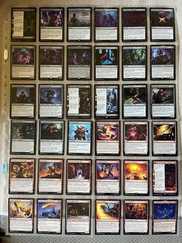 Set completo Magic Kamigawa Dinastía de Neón MtG