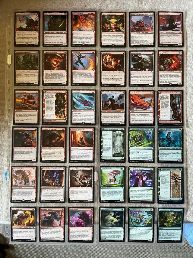 Set completo Magic Kamigawa Dinastía de Neón MtG