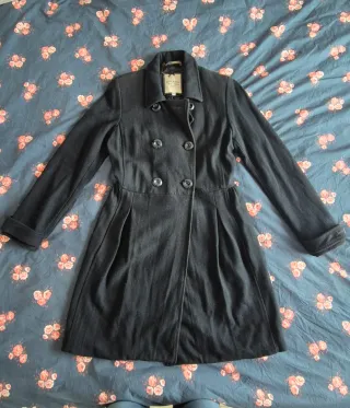 Abrigo Pepe Jeans negro talla M