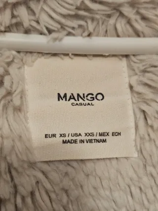 Abrigo Mango borreguito