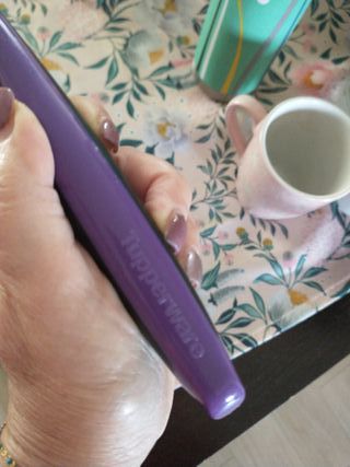 Coltello Tupperware Nero e Viola