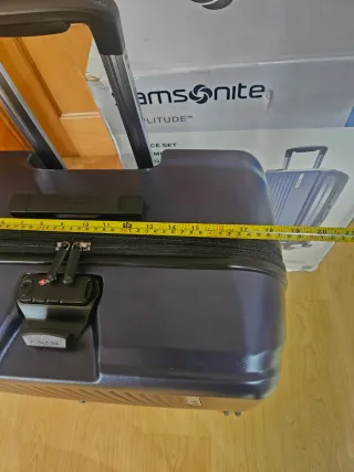 Maleta Samsonite azul nueva