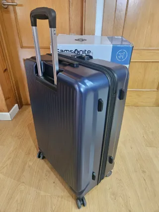 Maleta Samsonite azul nueva