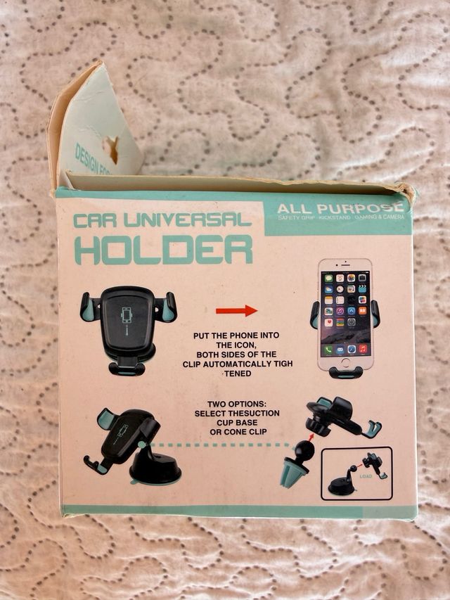 Soporte Móvil Coche Ventosa Universal