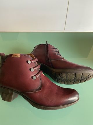 Botines Pikolinos Mujer Talla 40 Morado Nuevos !!