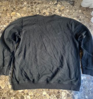 Sudadera Hugo Boss Negra Logo Rojo Vintage