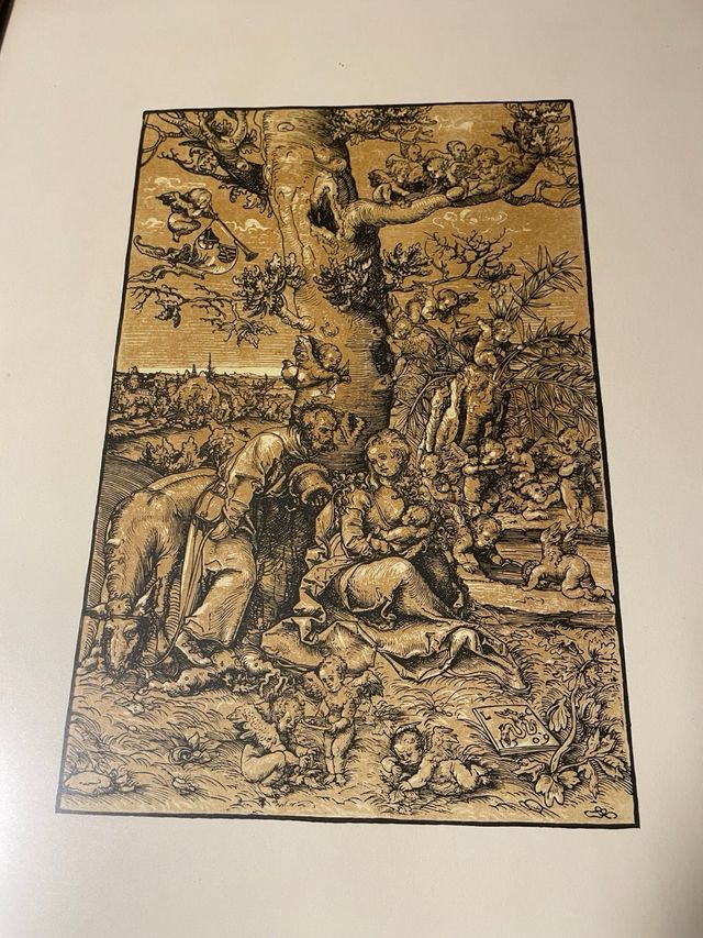 Pareja Láminas Vintage Albrecht Dürer