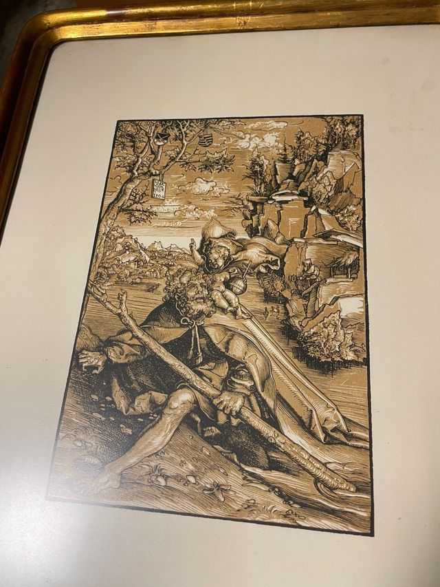 Pareja Láminas Vintage Albrecht Dürer