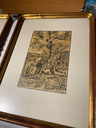 Pareja Láminas Vintage Albrecht Dürer