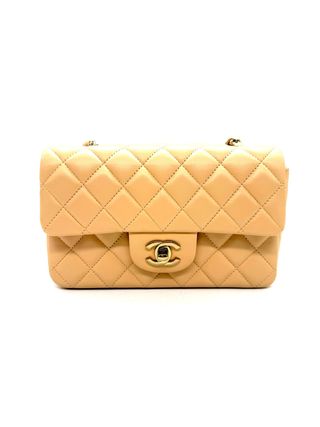 Bolso Chanel Classic Flap Beige Dorado