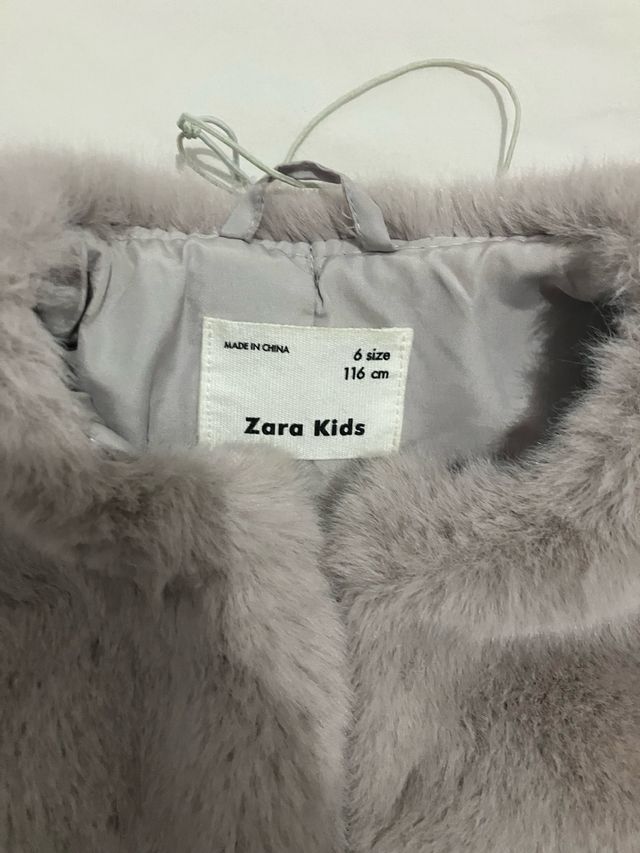 precioso Abrigo pelo niña T6 ideal fiestas