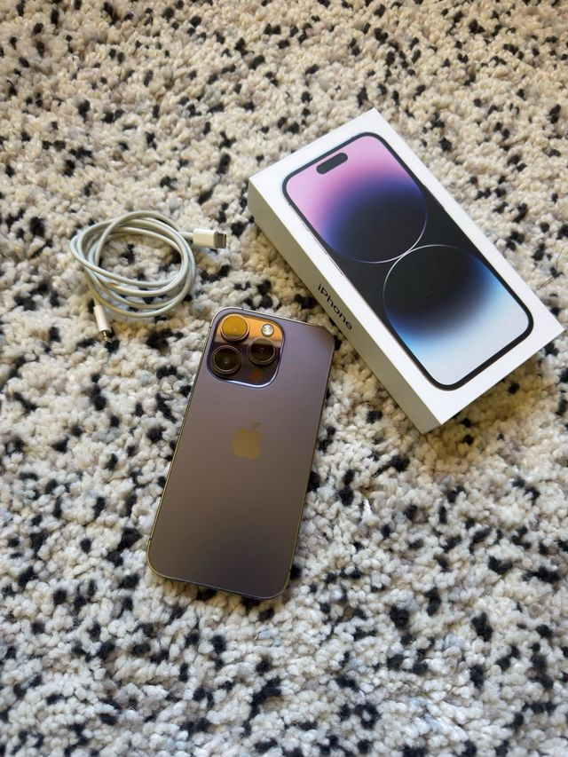 iPhone 14 Pro 128GB + caja y cable original
