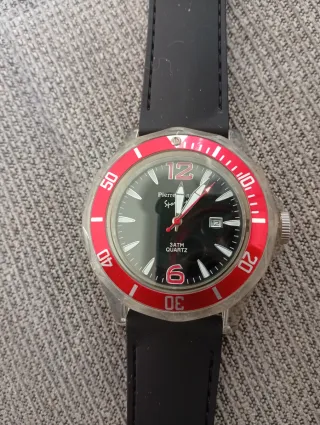 Orologio Pierre Bonnet Sportivo Rosso Nero perfett