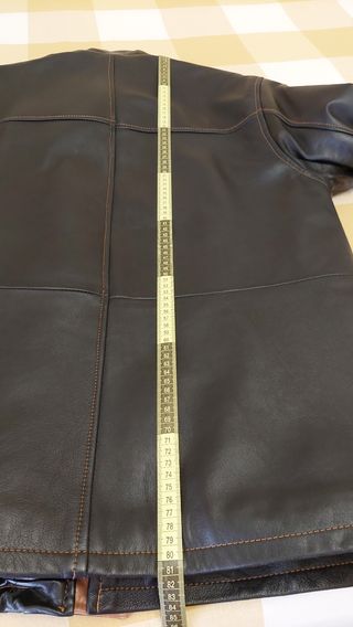 Chaquetón caballero negro y marrón