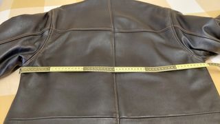 Chaquetón caballero negro y marrón