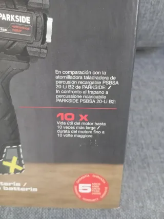 Taladro Percutor Parkside 12V