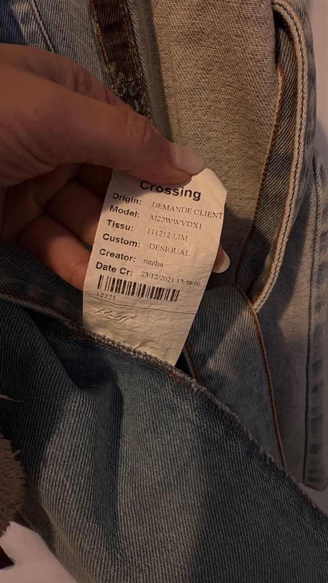 Chaleco Desigual customizado talla única (M-L)