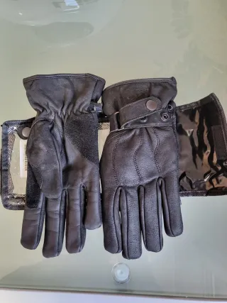 Guantes de motocicleta KUM GREDOS Piel Talla L 10