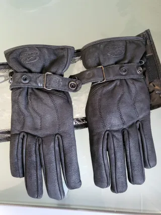 Guantes de motocicleta KUM GREDOS Piel Talla L 10