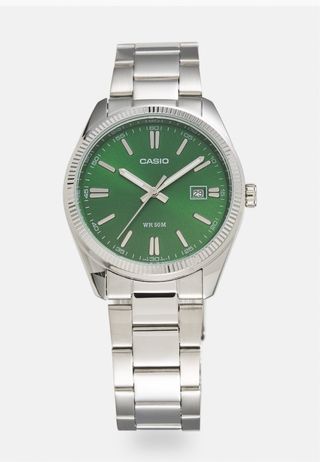 Reloj Casio Verde y Plateado