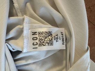 T-shirt Icon Bianca Stampa Nera M