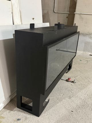 Chimenea de gas moderna