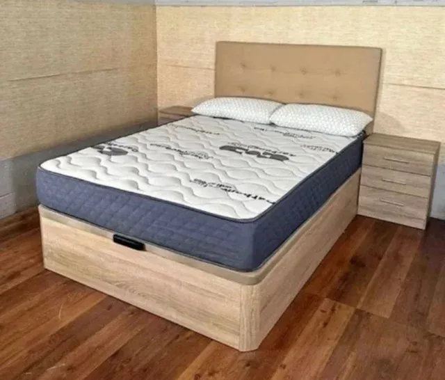 Canapé y colchon cama matrimonio