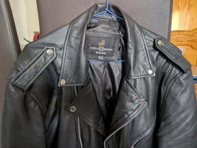 Chaqueta de cuero SELA MODA Talla XXXL