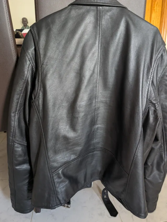 Chaqueta de cuero SELA MODA Talla XXXL