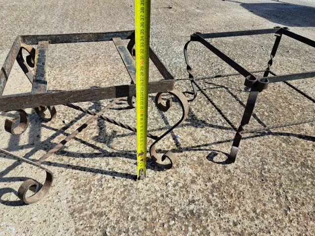 2 Pies para Macetas Hierro Forjado