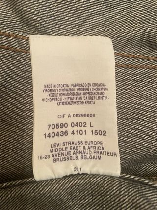 Cazadora vaquera Levi Strauss & CO. Talla L
