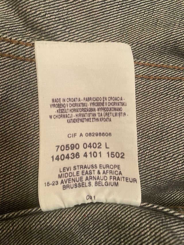 Cazadora vaquera Levi Strauss & CO. Talla L