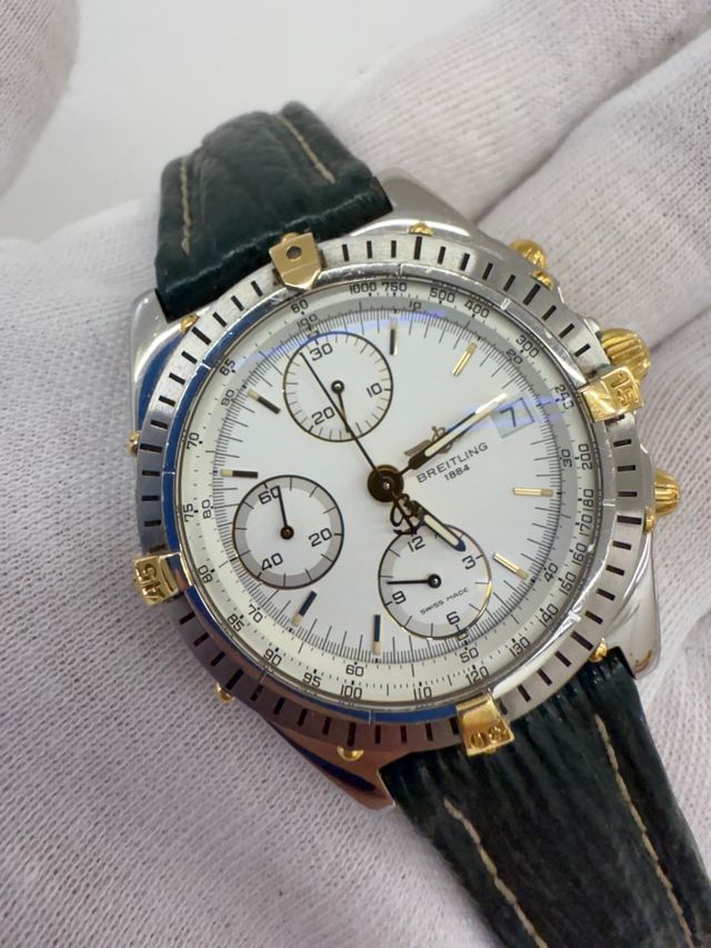 Reloj Breitling Chronomat de acero y oro