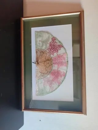 Abanico de encaje bolillos