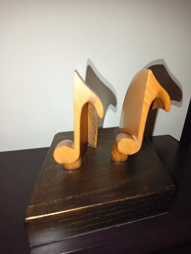 Premio musical de madera.