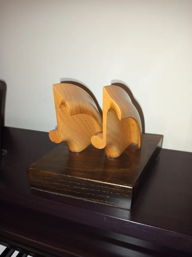 Premio musical de madera.