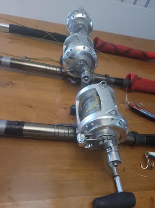 Avet EXW 50/2 com trençado 180lbs. Big Game