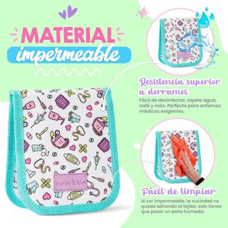 Nurse is Love Salva Bolsillos Enfermeria Aqua