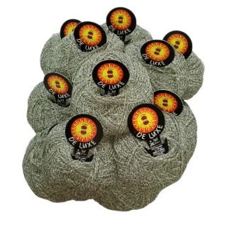 Lote 20 ovillos fibra vegetal ganchillo crochet