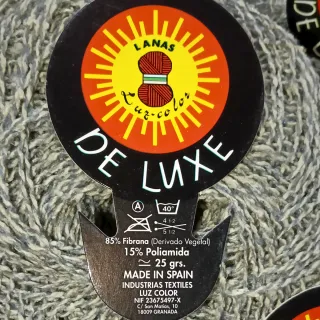 Lote 20 ovillos fibra vegetal ganchillo crochet