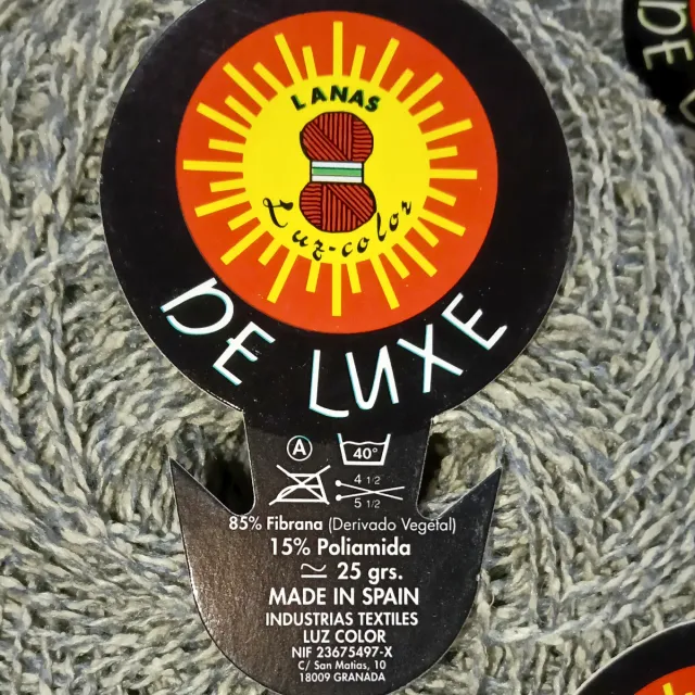 Lote 20 ovillos fibra vegetal ganchillo crochet