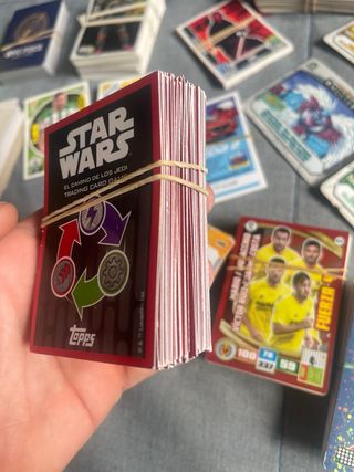 Lote cartas Panini Adrenalyn star wars one piece
