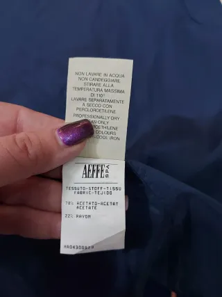 Vestito Moschino donna blu e arancione