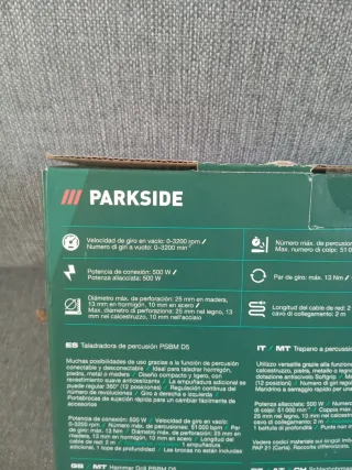 Taladradora Parkside Percusión PMH DS
