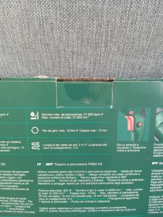 Taladradora Parkside Percusión PMH DS