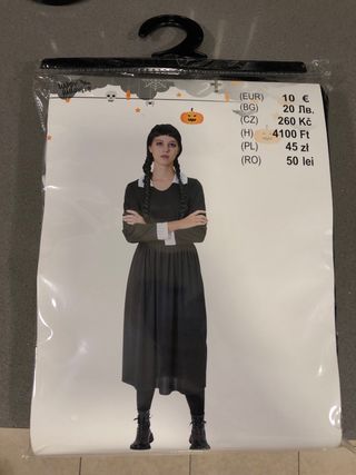 Disfraz de Miércoles